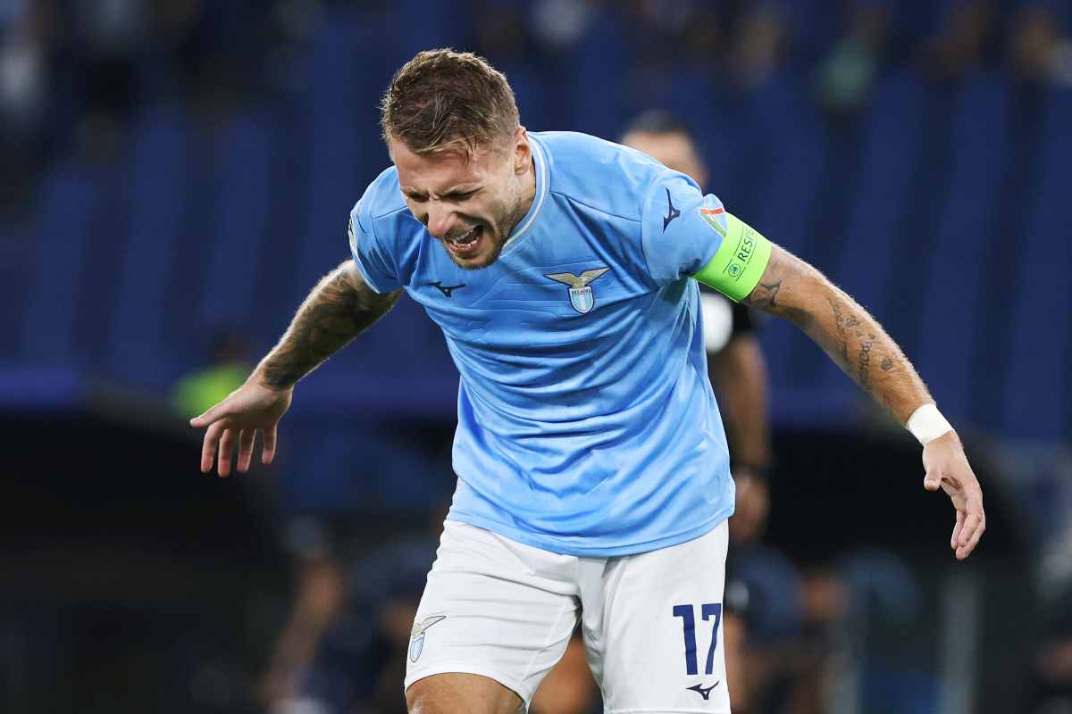 L'annuncio di Lotito su Immobile