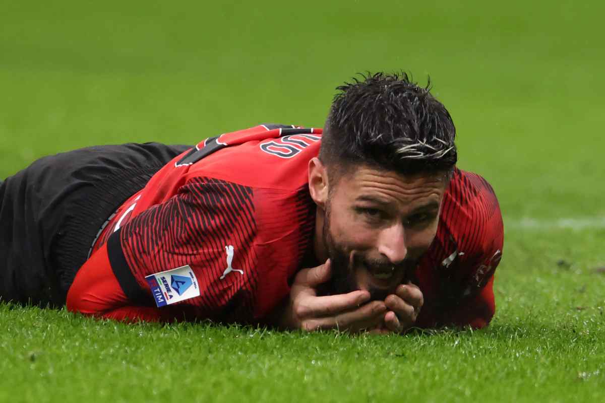 Giroud lascia il Milan