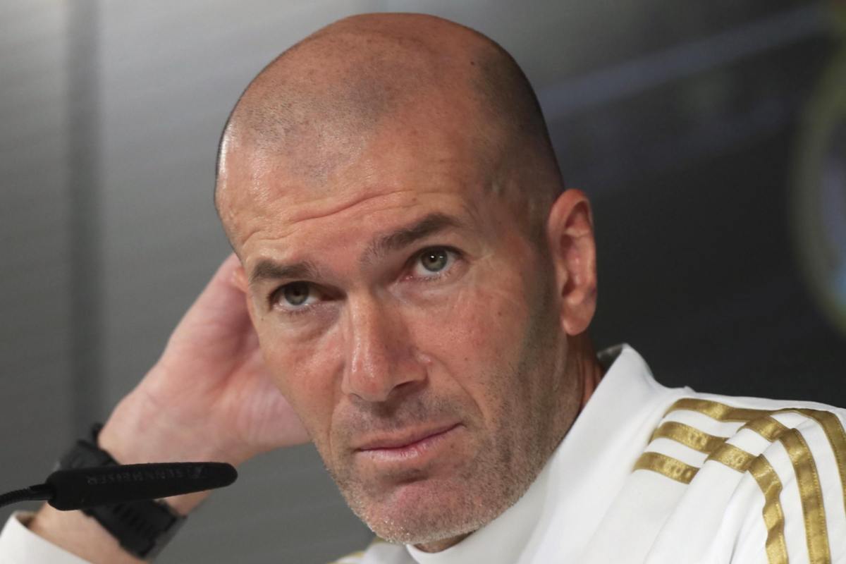 Zidane in azzurro