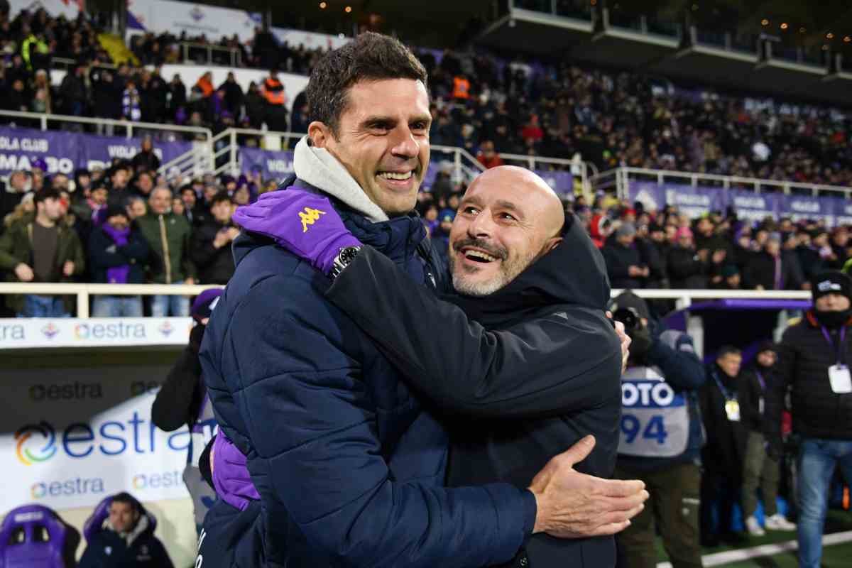 Thiago Motta insieme a Vincenzo Italiano
