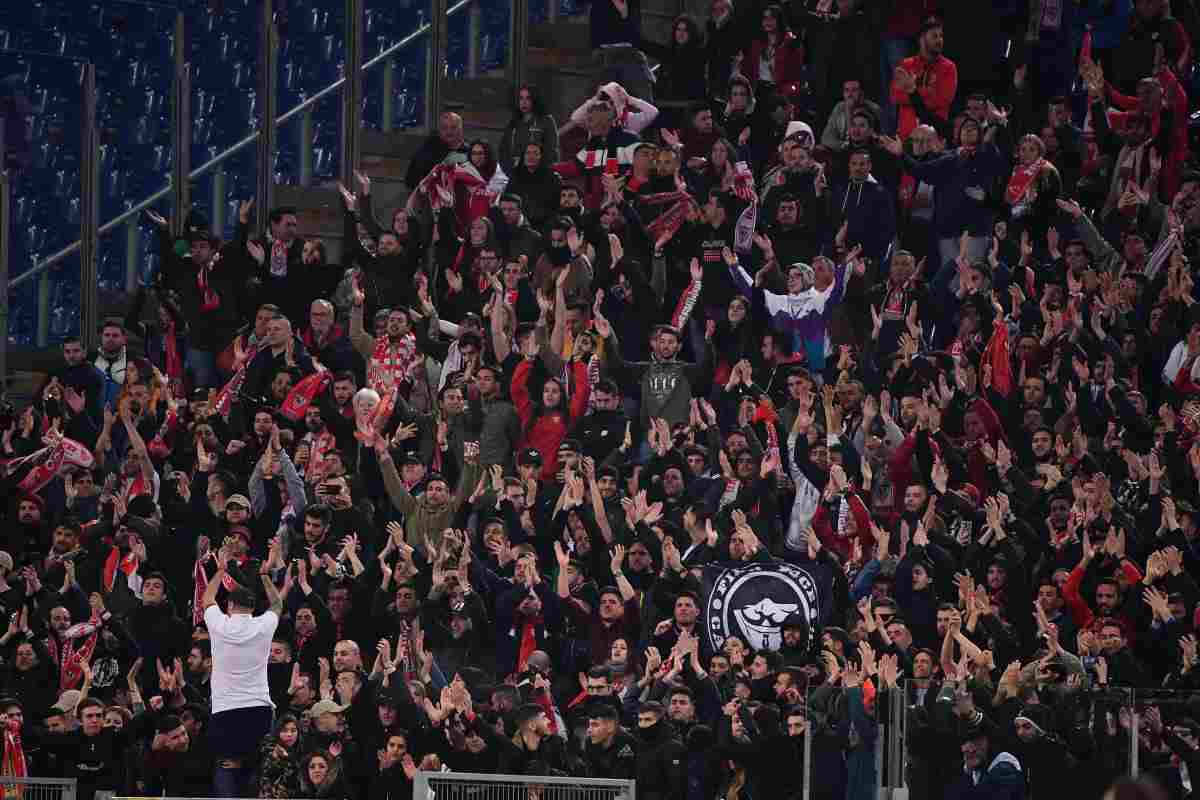 Tifosi allo stadio per la gara
