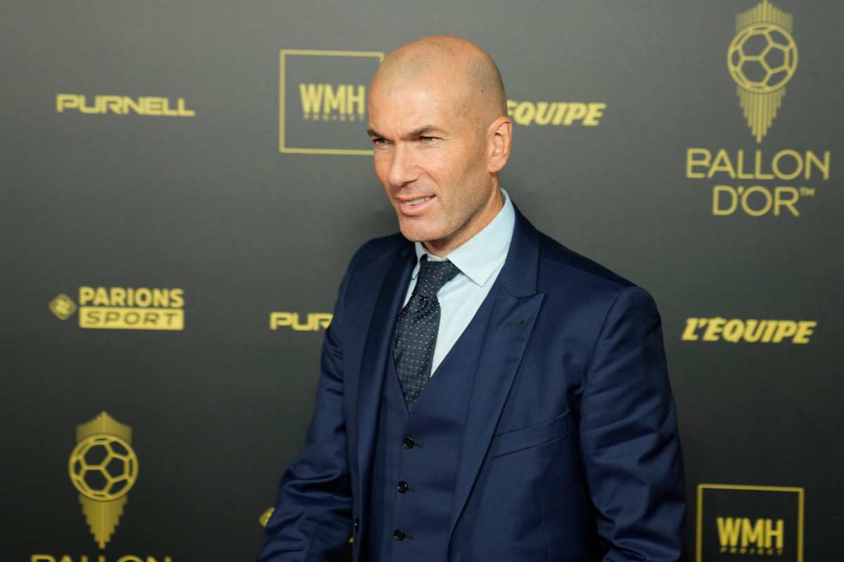 Zinedine Zidane alla Roma con Florian Maurice