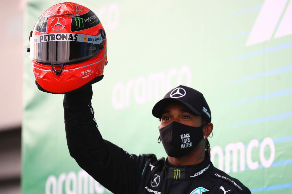 Mick Schumacher su Lewis Hamilton