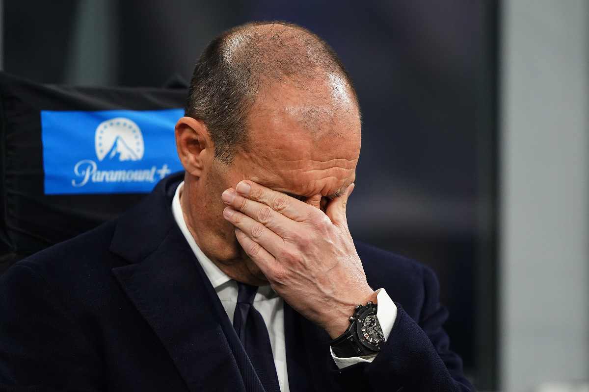 Allegri in difficoltà con la Juventus
