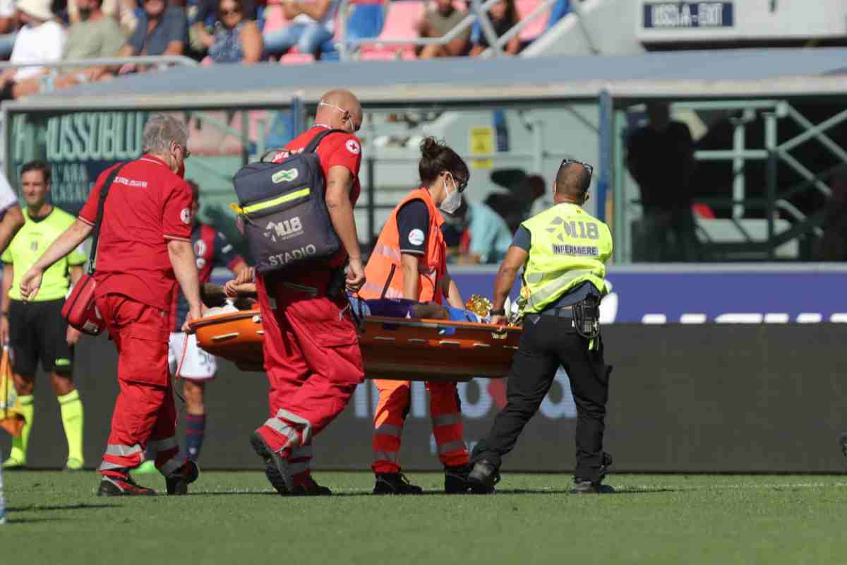 Infortunio al ginocchio in Serie A