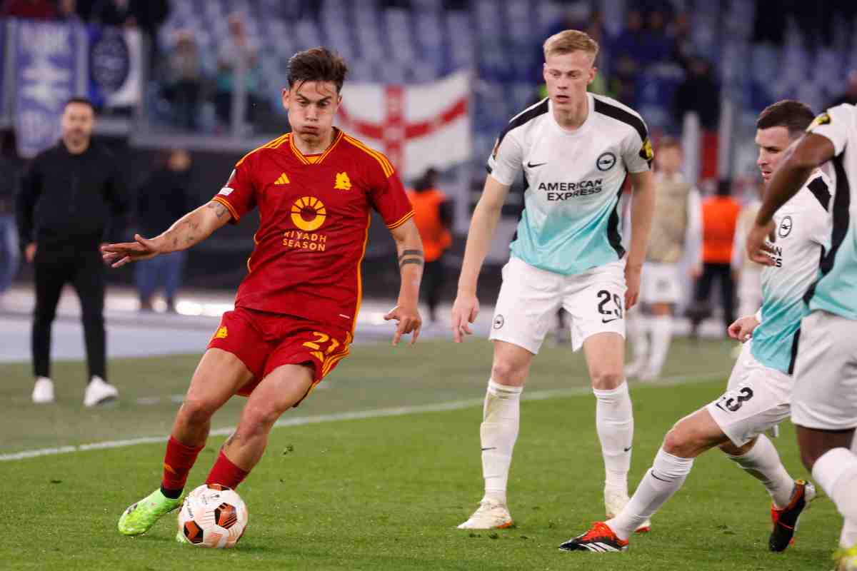 Paulo Dybala lascia la Roma