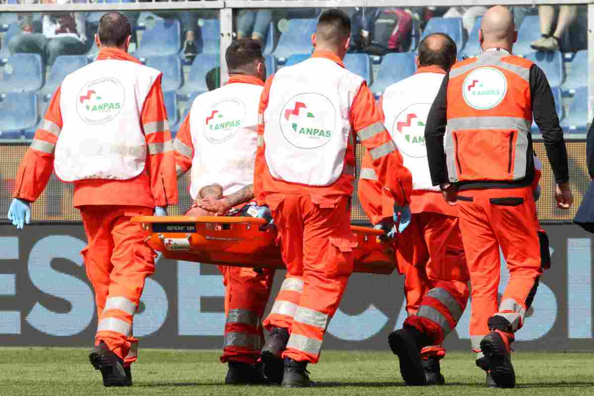 Infortunio in Serie A