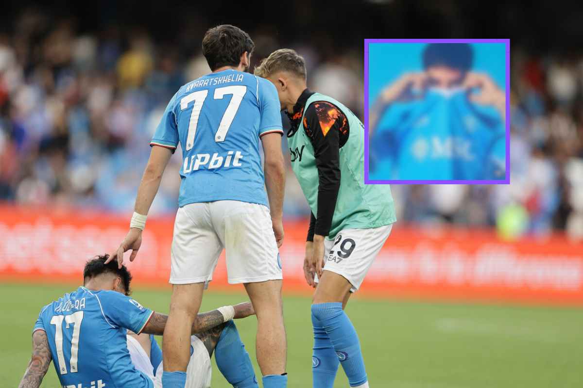 Nuova maglia Napoli, indizio di mercato nella foto che sta girando sul web