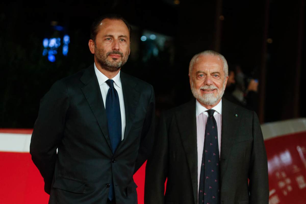 De Laurentiis, lite con l'allenatore