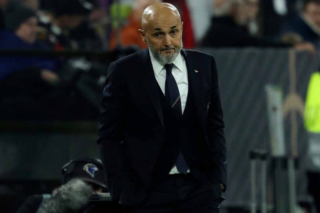 Spalletti in panchina contro la Germania
