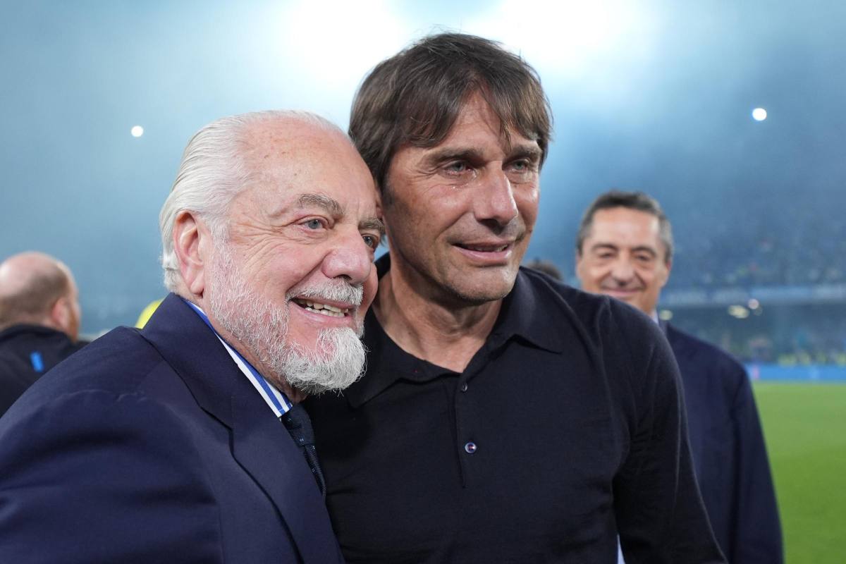 Aurelio De Laurentiis e Antonio Conte