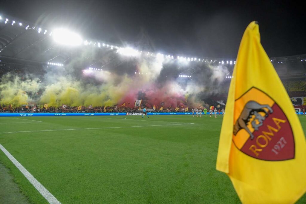 Tifosi della Roma allo stadio