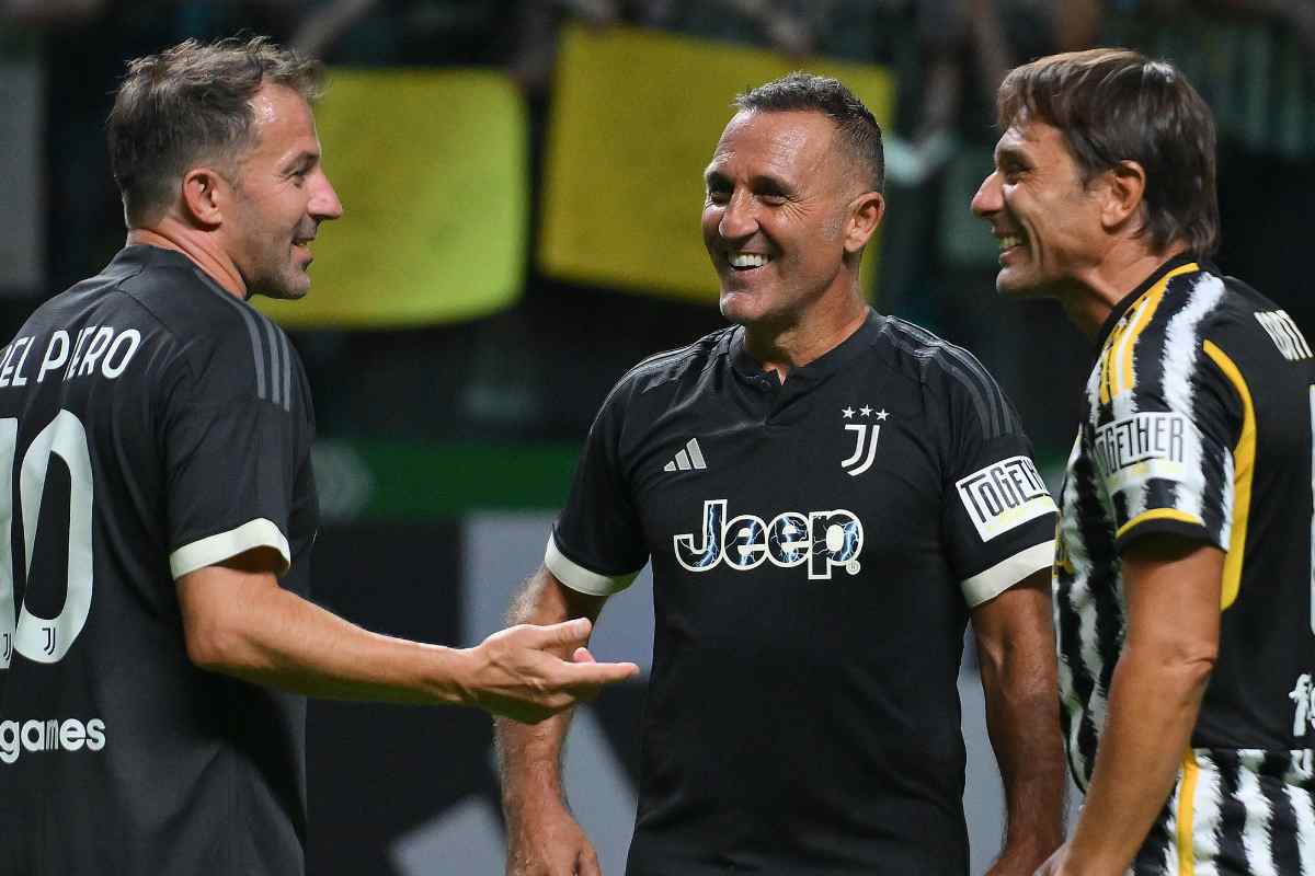 Di Livio con Del Piero e Conte