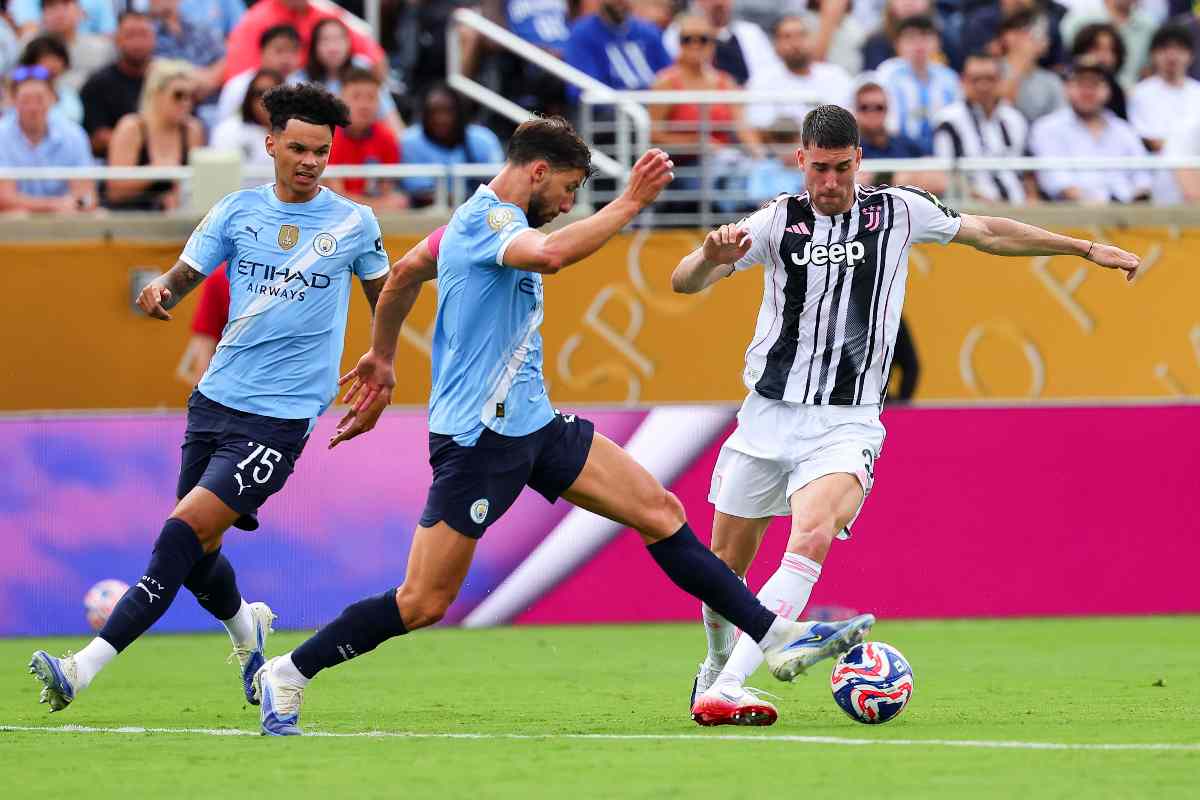 Dusan Vlahovic in azione