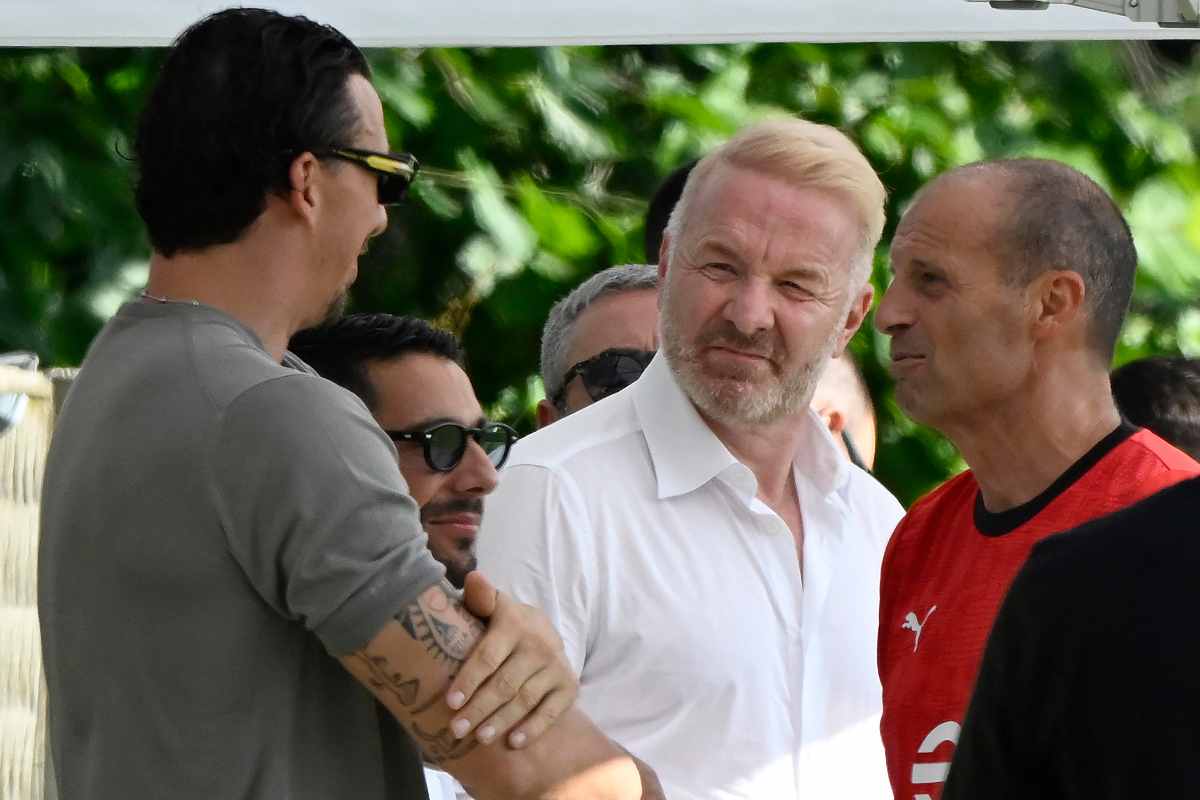 Ibrahimovic, Tare ed Allegri a colloquio