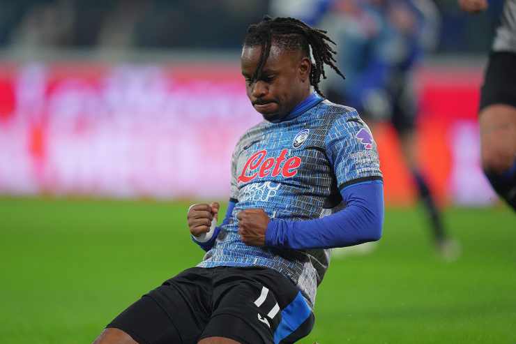 Lookman con l'Atalanta