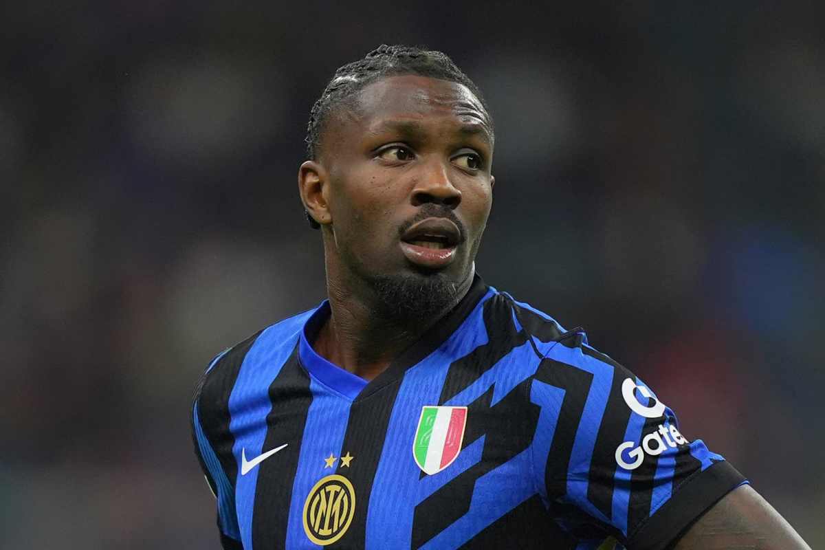 Thuram in campo con l'Inter