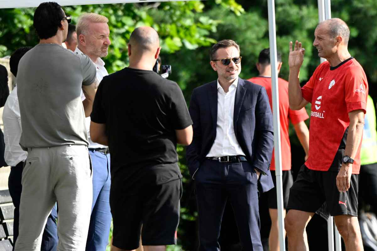 Allegri - Furlani - Tare - Ibrahimovic a colloquio