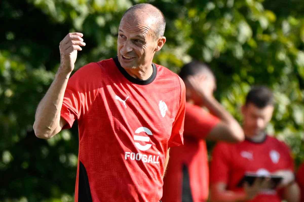 Max Allegri in primo piano