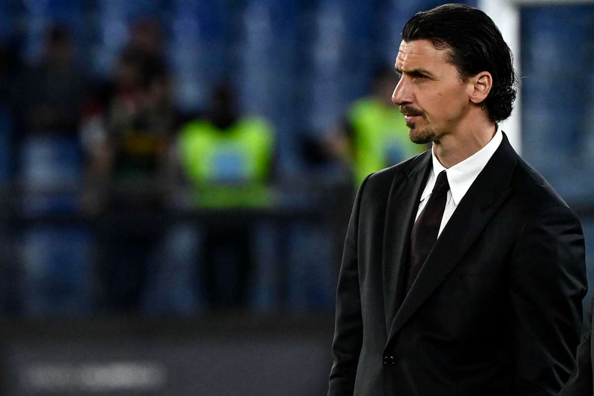 Zlatan Ibrahimovic in primo piano