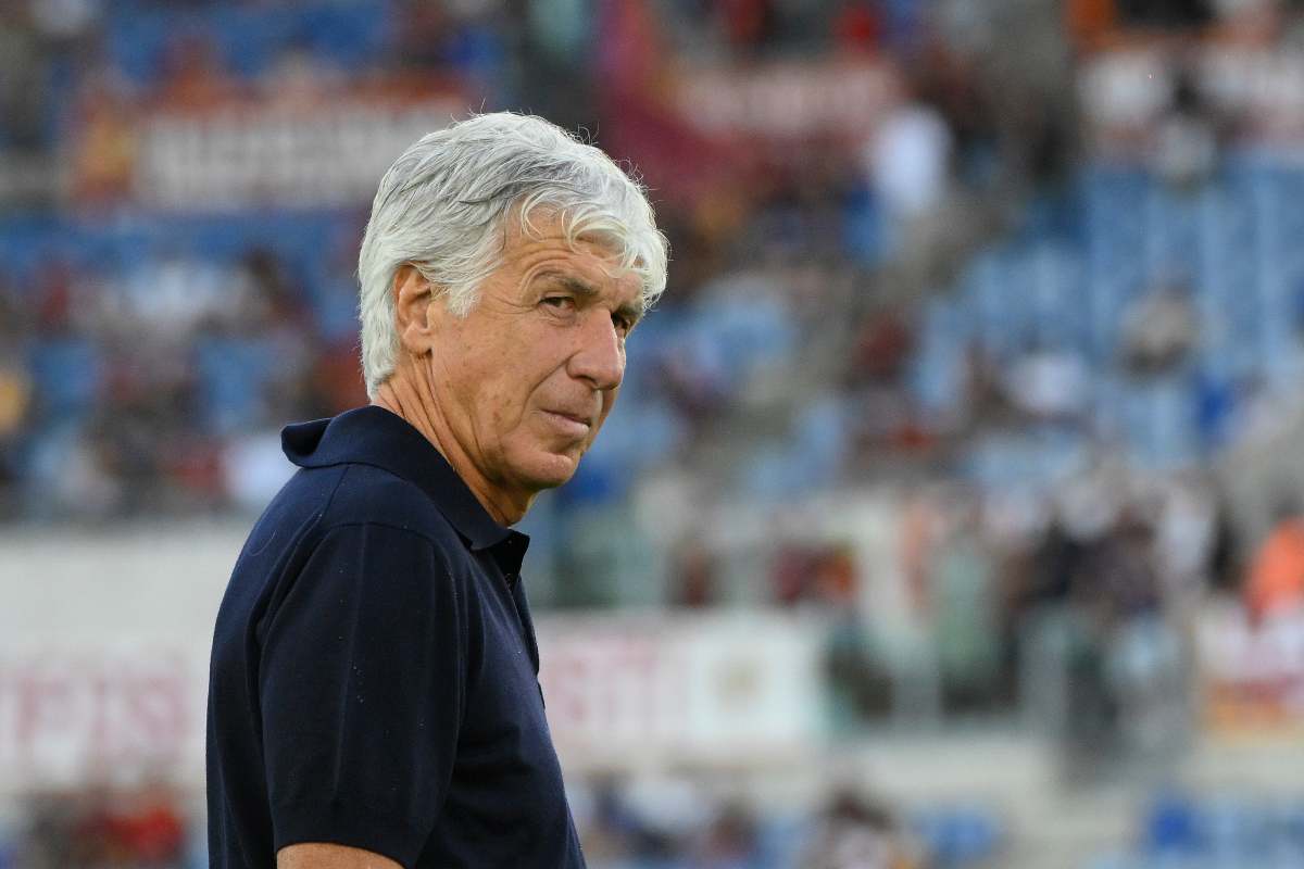 Il tecnico della Roma Gasperini prima della sfida col Bologna