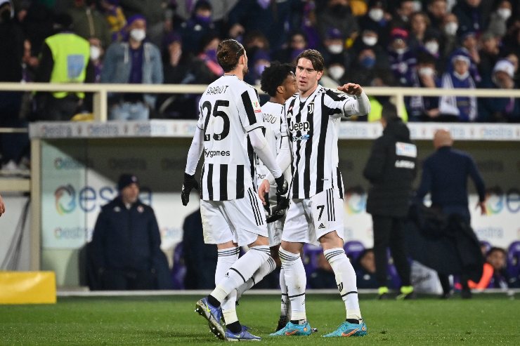 Vlahovic e Rabiot ai tempi della Juventus