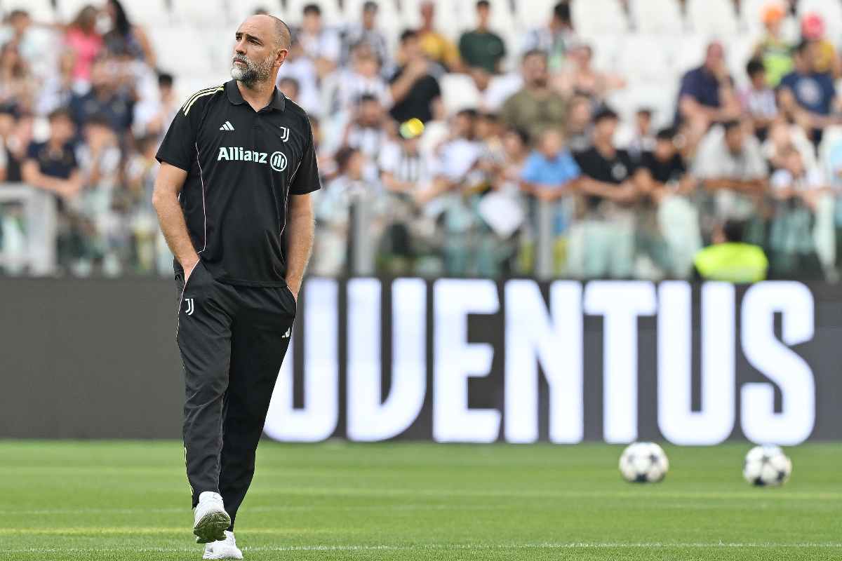 Igor Tudor durante un'amichevole della Juventus