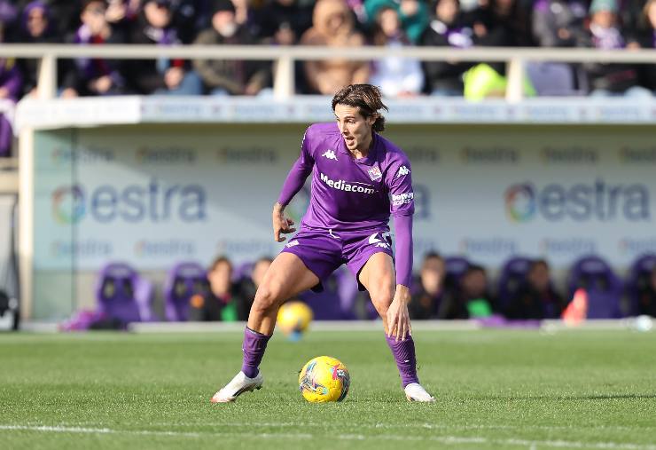 Andrea Colpani mentre giocava con la Fiorentina