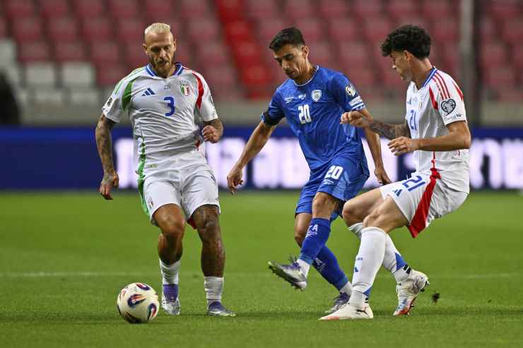 Dimarco e Bastoni con l'Italia