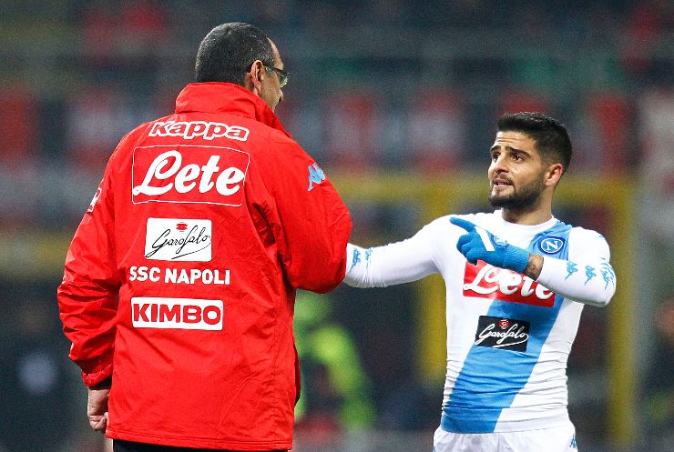 Il rapporto tra Sarri e Insigne al Napoli era fortissimo