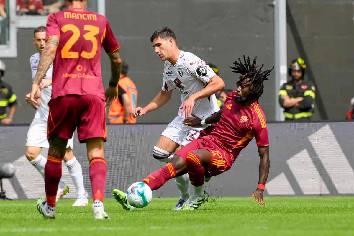 Manu Koné in azione contro il Torino in campionato
