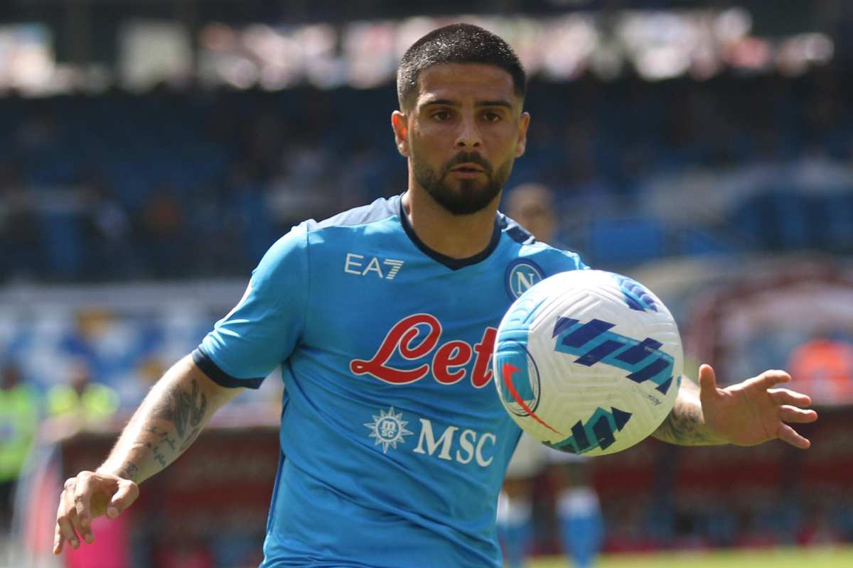 Lorenzo Insigne ai tempi in cui giocava al Napoli