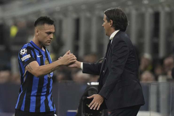Lautaro e Inzaghi all'Inter
