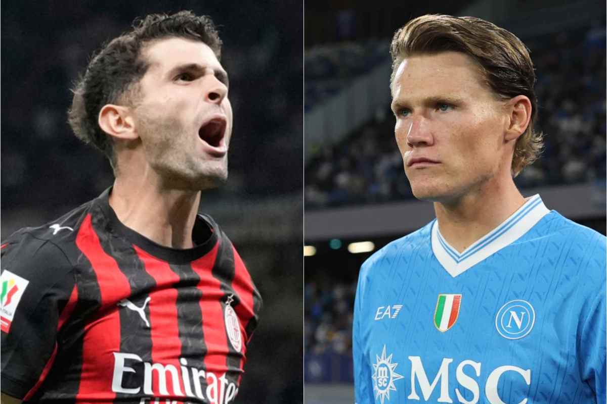 Pulisic McTominay Milan Napoli