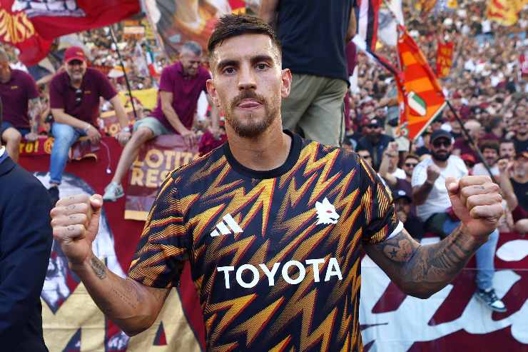 Lorenzo Pellegrini dopo la vittoria nel derby