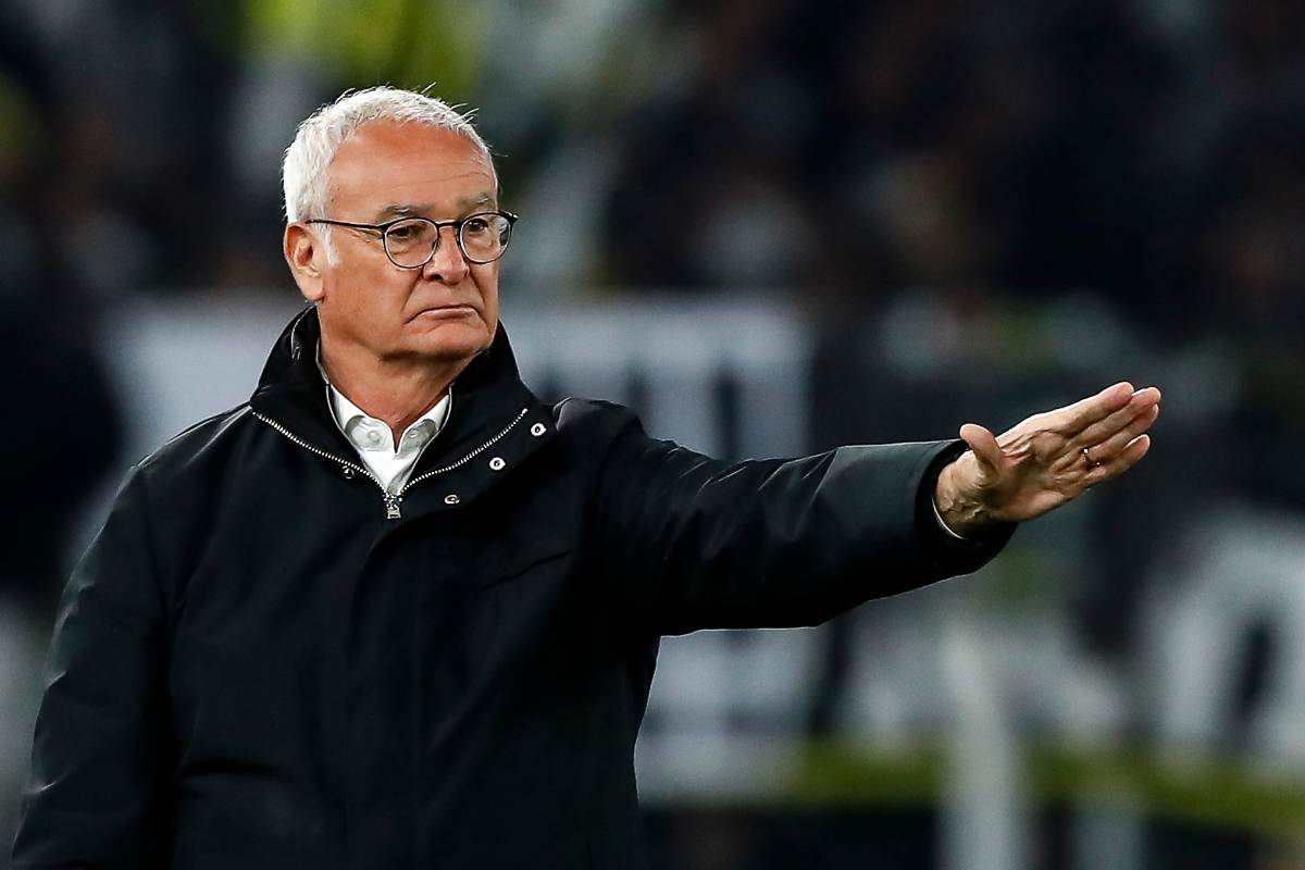 Claudio Ranieri durante una gara di campionato a predicare calma