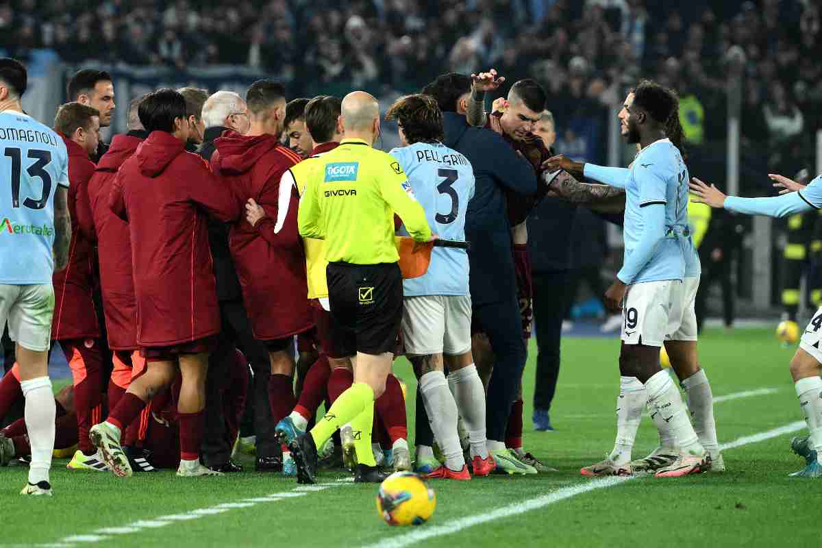 Il derby tra la Lazio e la Roma