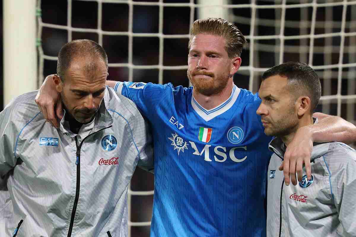 De Bruyne infortunato