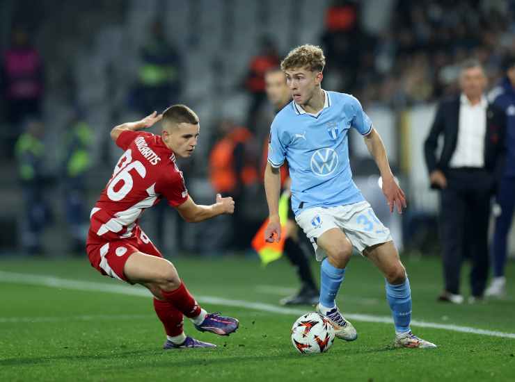 Mouzakitis durante una partita