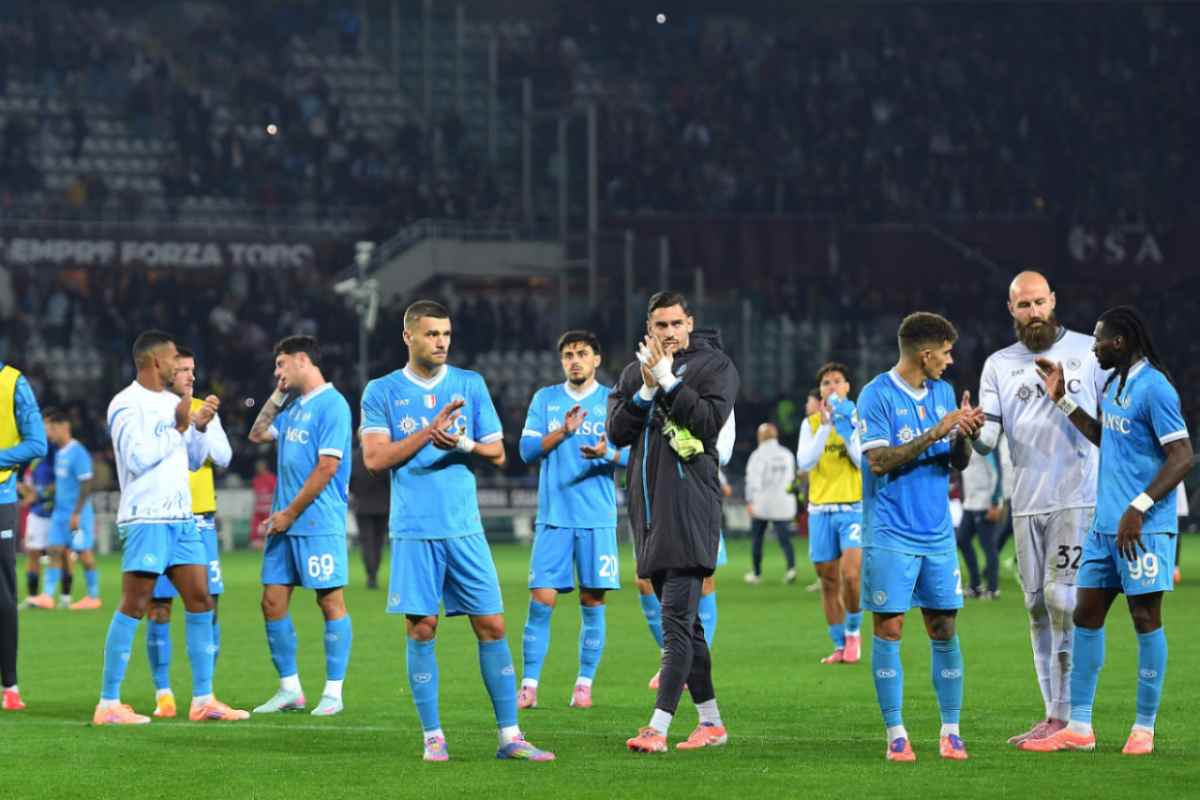 La squadra del Napoli