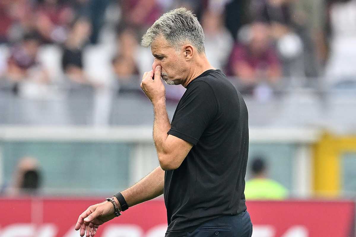 Marco Baroni lascia lo stadio di Parma dopo la sconfitta
