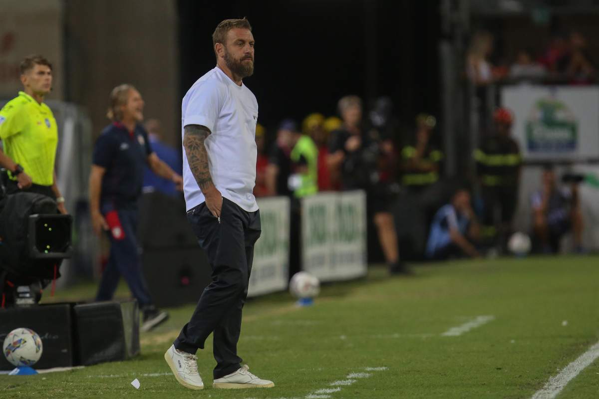 Daniele De Rossi durante una gara della Roma