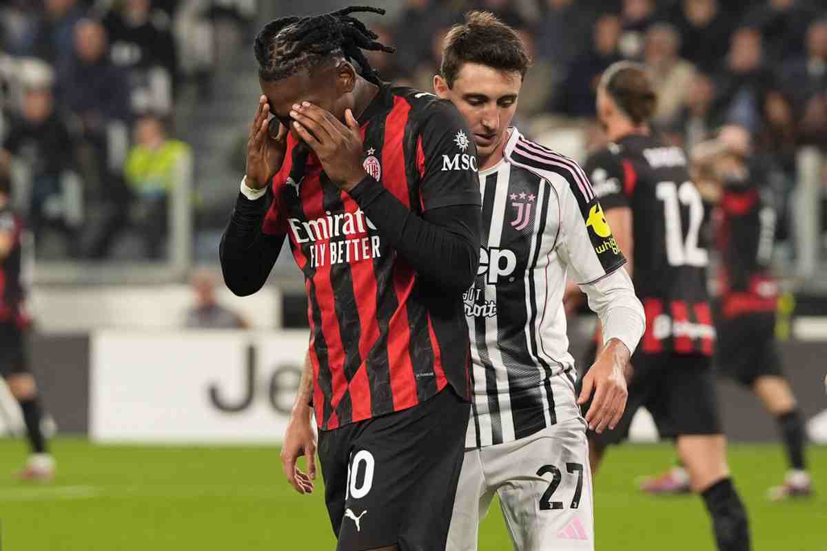 Leao disperato contro la Juve
