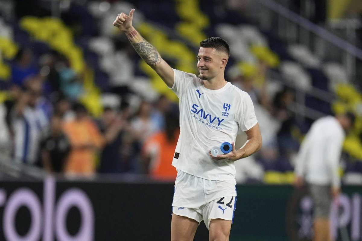 Milinkovic sorride