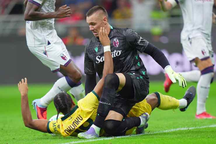 Nkunku contro il Bologna