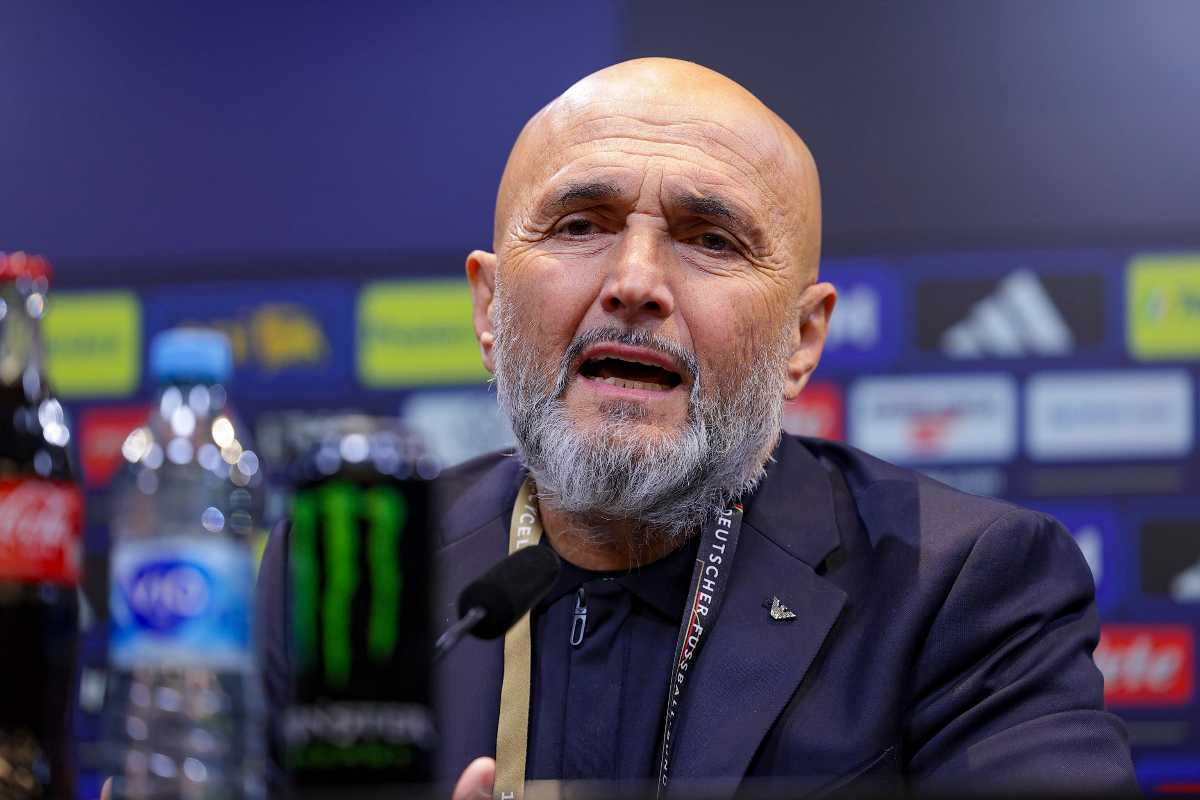 Luciano Spalletti ai tempi della nazionale quando fece la conferenza stampa d'addio