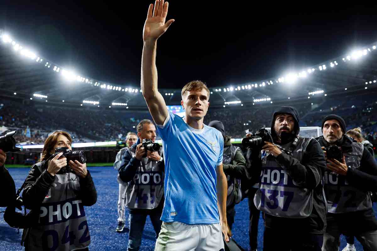 Toma Basic dopo la fine della gara con la Juventus dove è stato decisivo
