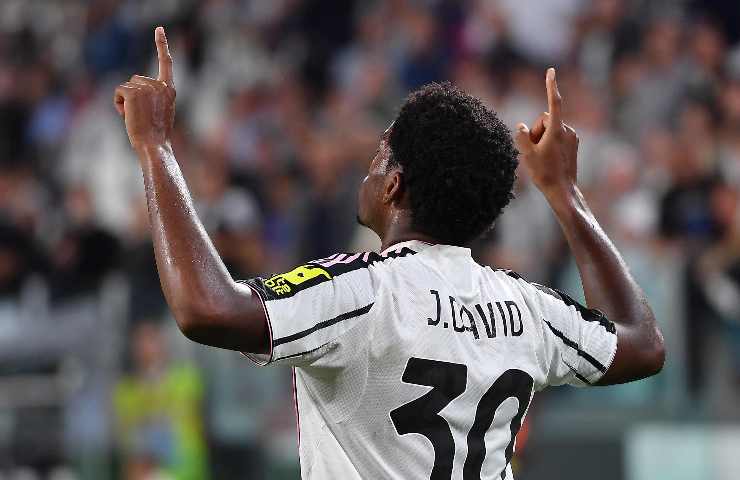 David esulta di spalle