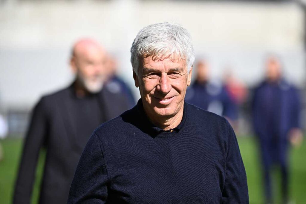 Gian Piero Gasperini sorride