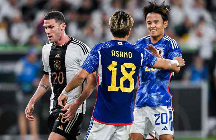 Kubo esulta in Nazionale